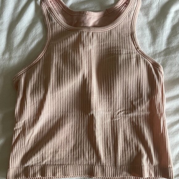 lululemon athletica Tops - lululemon Ebb to Street Cropped Racerback in Pink Mist Size 6